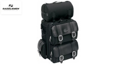 Sac de sissy bar Deluxe S3200DE - 51 cm x 53,5 cm - Volume de 57,4 L - Noir