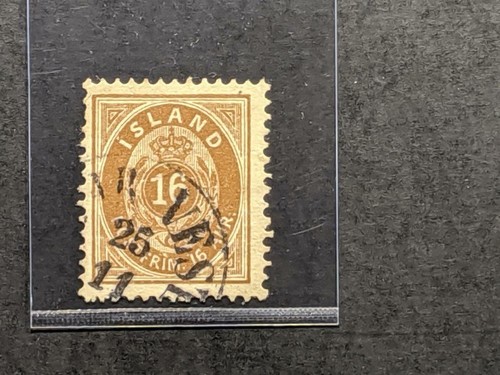 1896 iceland used - 1896,