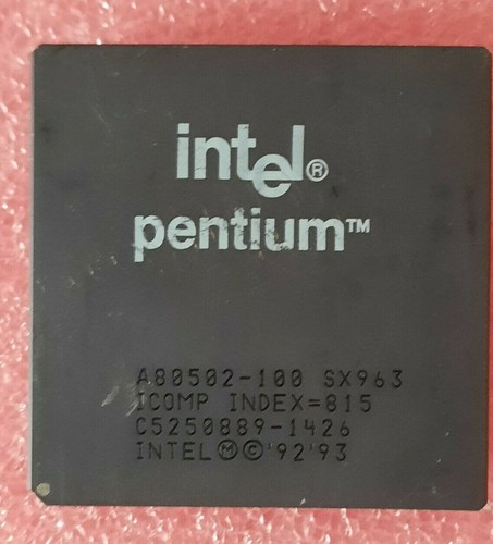 Intel pentium a80502 100 - -, a80502-100