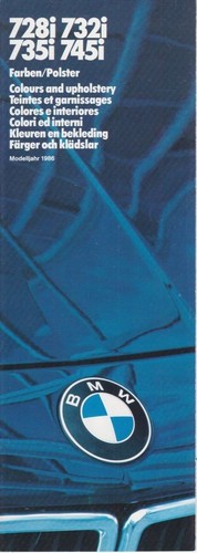 Catalogue brochure bmw 728i - catalogue,