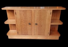 Ancien Meuble D Appoint console Vintage Années 1960 Chêne Clair