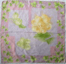 -Superbe Foulard LANCEL  100% soie  TBEG vintage scarf 87 x 88 cm
