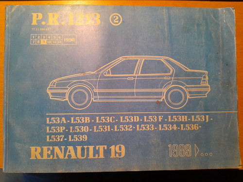 Renault r19 chamade 1989 - renault,
