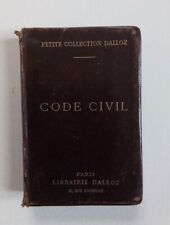 Code Civil 1915 Petite Coll