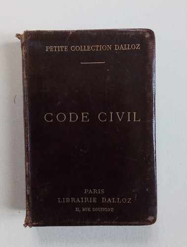Code civil 1915 petite coll - code,