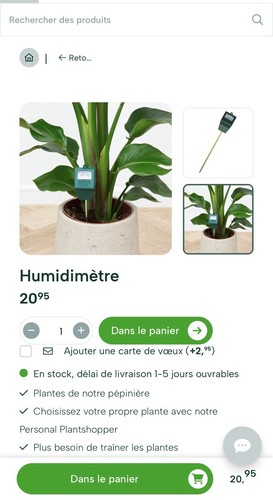 Humidimètre sol neuf pour - de,