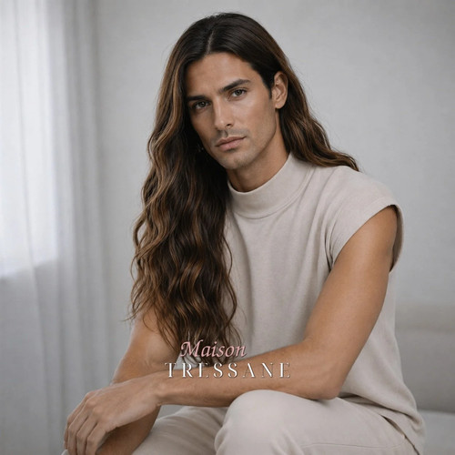 Perruque homme brun foncé - , 61