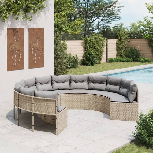 Canapé jardin avec table - jardin,
