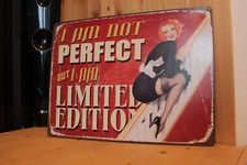 PLAQUE MÉTAL VINTAGE DECORATION 40 X 30 CM