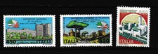 Italie Lot de 3 timbres