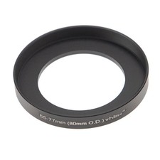 Bague adaptation 55mm-77mm pour boîte mate (matte box) 80 mm O.D.