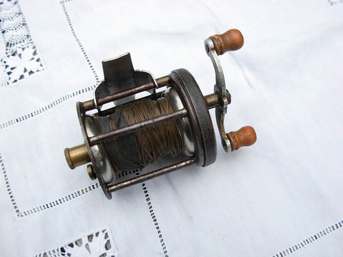 Moulinet pêche ancien - moulinet, de