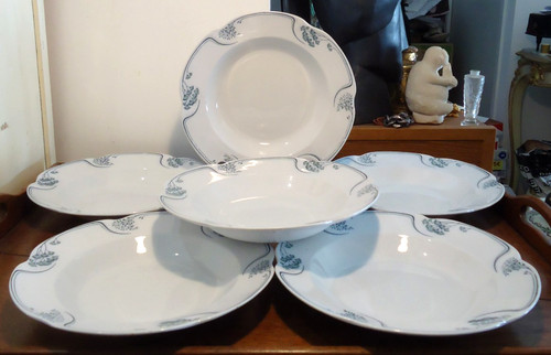Assiettes creuses aida - 6,