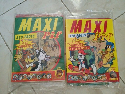 Lot maxi pif - sous, blister