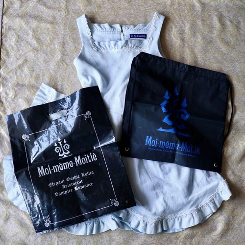 Robe bleue volants - robe,