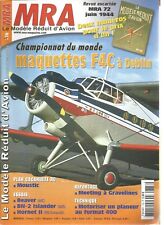 MRA N°778 PLAN CACAHUETE RC "MOUSTIC" / BEAVER / MOTORISER UN PLANEUR FORMAT 400
