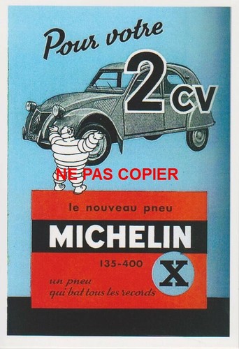 Citroen 2cv michelin - citroen,