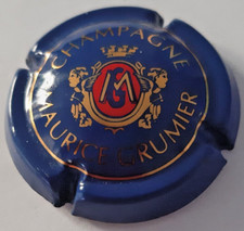 Capsule de Champagne Grumier Maurice Bleu, or et rouge N°6