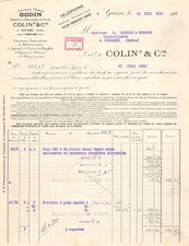 1922 ANCIENNE MAISON GODIN A GUISE - M. MAINAUD ET DUBOUIS A CHARLIEU