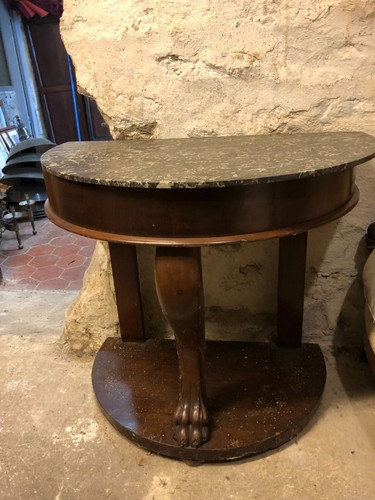 Console demi lune - console, demi-lune