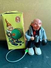 Automate à piston CLOWN Buveur de Bière -années 70 / SONNI - GDR - Avec Boîte