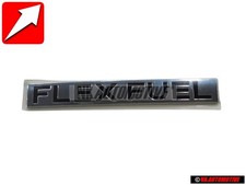 VW Original FLEX FUEL Arrière Embleme Monogramme Logo Chrome - 1K0853675AMFXC