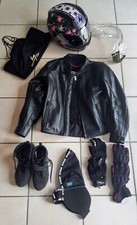Lot équipement moto Femme T36 ou S Blouson FURYGAN, Casque SCORPION