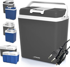 ® Boîte Glacière - 20/25/40 L, 12/220 V, Poignée De Transport, Bleu/Anthracite -