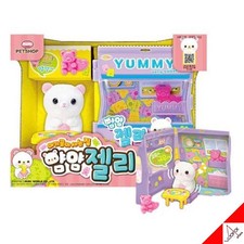 Mimi Pet Shop Yam Yam Yammy Jelly House Baby Doll Ensemble de jouets de jeu...