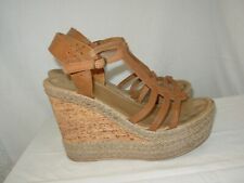 TEXTO Sandales compensées Cuir marron P.37