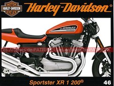 HARLEY DAVIDSON XR 1200 Sportster ( XR 75 ) Tatouages Le Service School MOTO HD