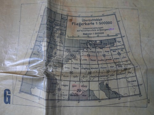 Ww2 luftwaffe fliegerkarte - ww2,