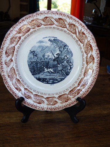 Assiette parlante gien xixème - gien,