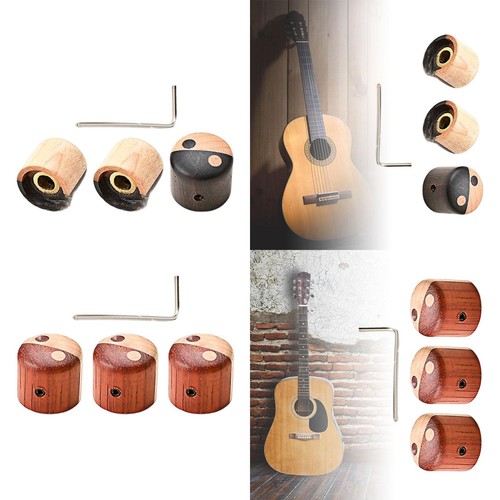 3pcs boutons volume - boutons, bois