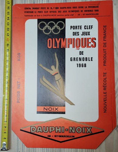 Carton publicité porte clef
