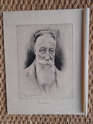 Gravure edgar chahine portrait - edgar,