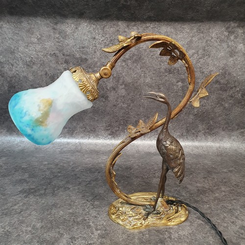 Ancienne lampe bronze - ancienne, en