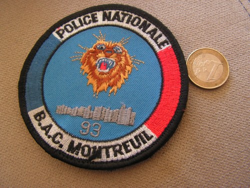 Police patch bac - ,