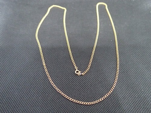 Chaine maille gourmette or - maille, en
