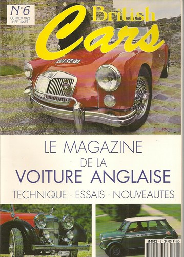 British cars mga 1600 - 6,