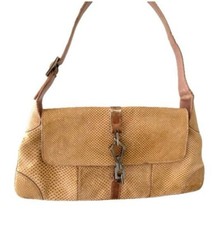 GUCCI JACKIE VINTAGE PYTHON HANDBAG Vintage With Authenticity Card