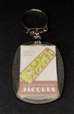 #203 Ancien Porte Clés ? Vintage SUPERCHOCOLAT JACQUES DOUBLE FOURRÉ