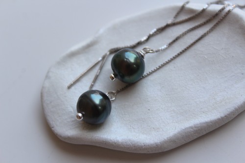 Boucles oreilles perles - en,