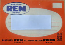 BISCUITS REM REIMS  RARE