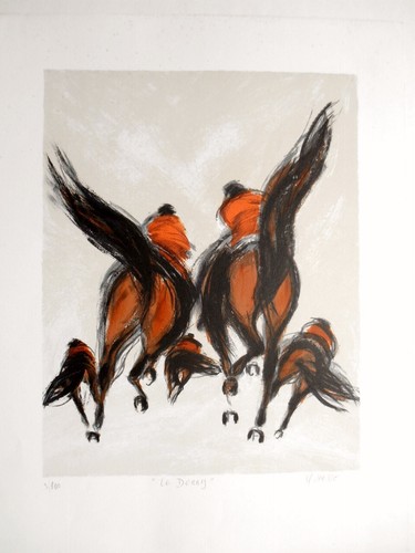 Quiesse lithographie petit - lithographie, .