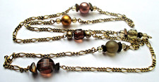 Grand collier sautoir couleur