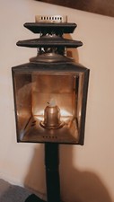 Lampe calèche signée maison