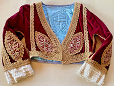 Rare veste en velours brodée