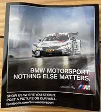 1 Stickers/autocollant adhésif BMW Motorsport
