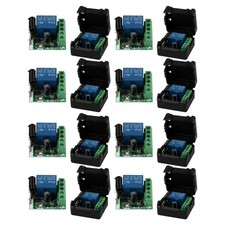 8X 12V DC 1CH 433MHz